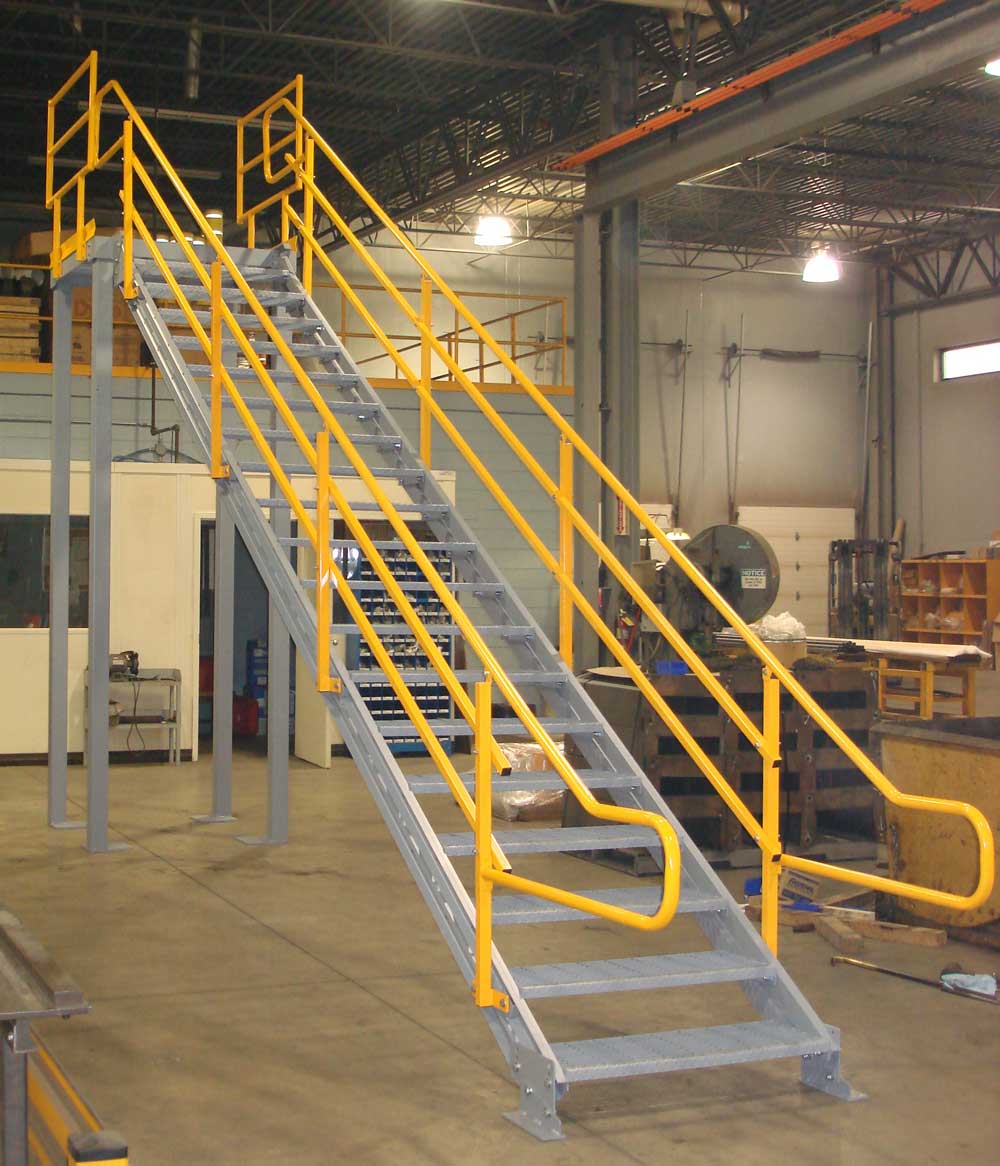 Stairways Platform Crossover Omega Industrial Safety